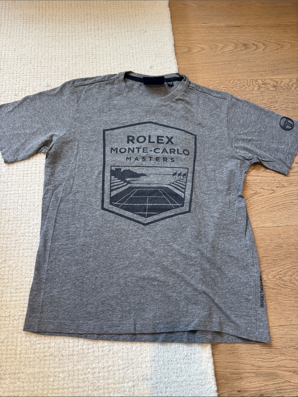 Sergio Tacchini Rolex Gray Monte-Carlo Masters Graphic Tee
